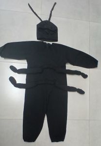 Kids Costumes to Hire - Black Onesie Spider - CHILD